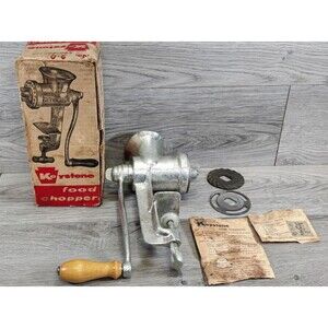 Vintage Keystone Food and Meat Chopper, Keyco Products, Inc., No. 1-0 in Box-USA